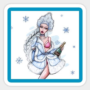 Snow Maiden Sticker